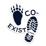 Co-Exist & Resist Destruction Bumper Sticker Pack