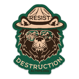 Co-Exist & Resist Destruction Bumper Sticker Pack
